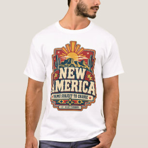 Nouveau T-Shirt satirique rétro vintage américain