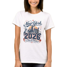 Nouveau T-Shirt Vintage City of Dreams New York 20
