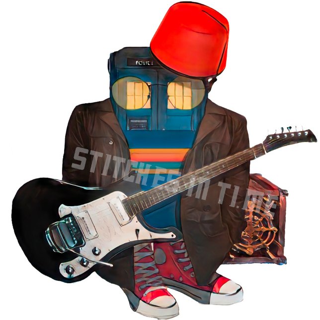 Nouveau T-shirt Who Tardis (Créateur téléchargé)