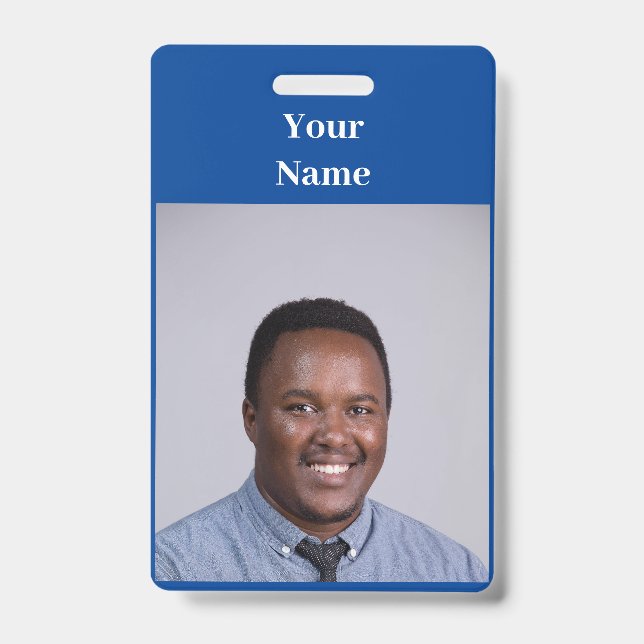 NOUVEAUTÉ ! Badge - Vertical Avec Lanyard - Person (Avant)