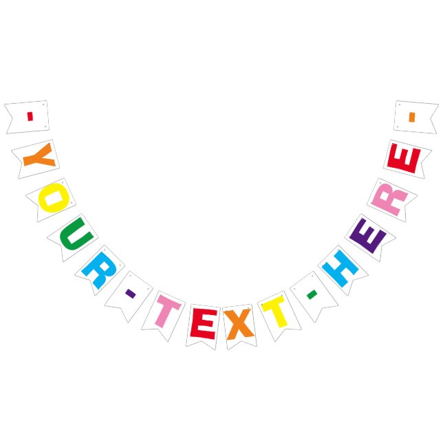 NOUVEAUTÉ ! Bannière de fête - 16 drapeaux et cord (Tout)