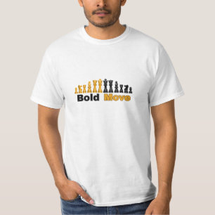 NOUVEAUTÉ ! Bold Move - T-shirt d'échecs
