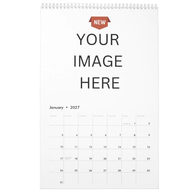 NOUVEAUTÉ ! Calendrier - États-Unis - Français - V (Jan 2027)