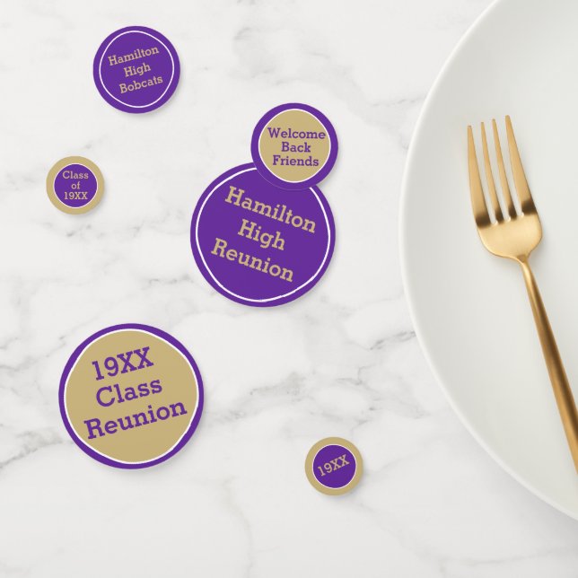 NOUVEAUTÉ ! Confetti de table de réunion de classe (Groupe)