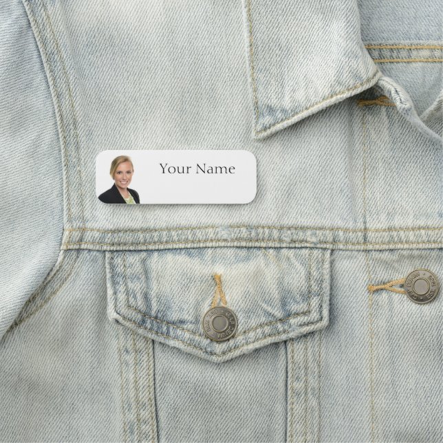 NOUVEAUTÉ ! Étiquette de nom - Rectangle de 3 po X (En situation)