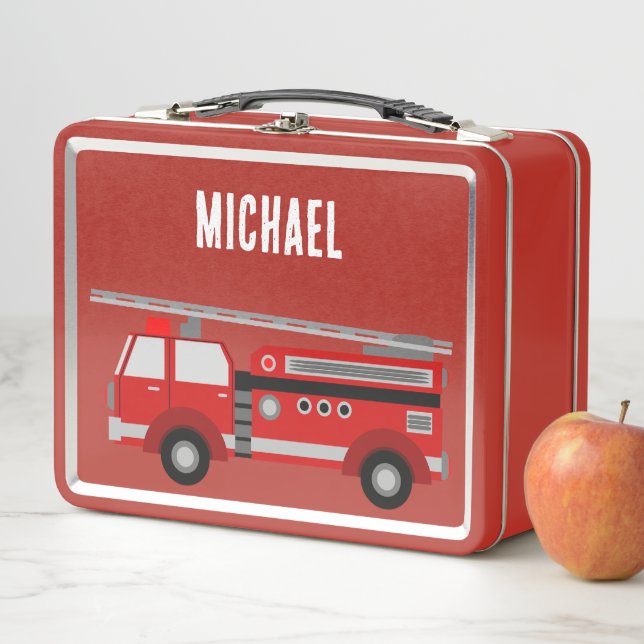 NOUVEAUTÉ ! Lunchbox - Camion (ajouter le nom) Mét (En situation)