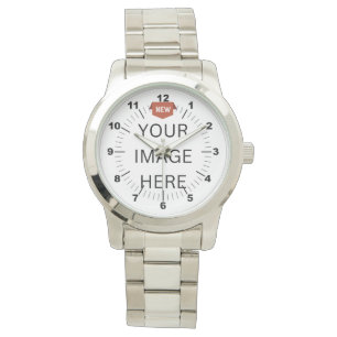 NOUVEAUTÉ ! Montre-bracelet en argent surdimension