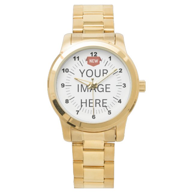 NOUVEAUTÉ ! Montre-bracelet en or surdimensionné p (devant)