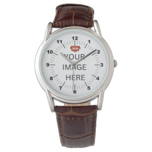 NOUVEAUTÉ ! Montre Homme - Personnalisé - Cuir Bro