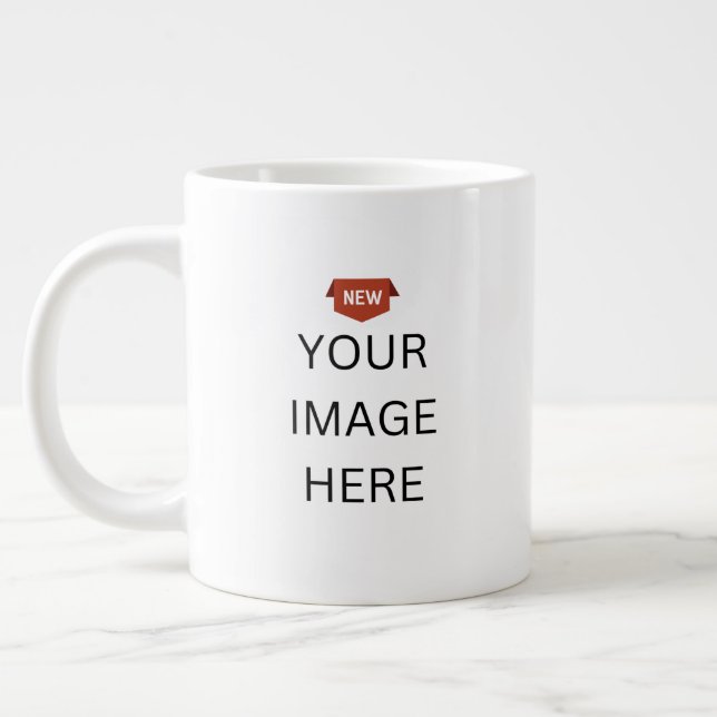 NOUVEAUTÉ ! Mug Jumbo - 20z - Personnalisé (Gauche)