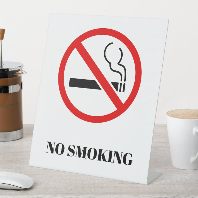NOUVEAUTÉ ! Panneau de socle non fumeur - 10" X 12 (In SItu)