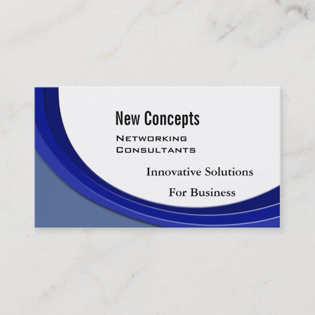 Nouveaux concepts, IT Consultants Carte de visite (Devant)