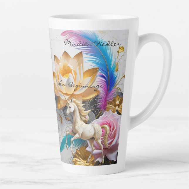 Nouveaux Débuts - Mug Latte (Droite)