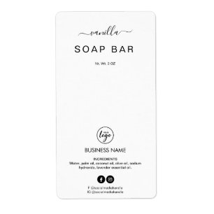 Nouveaux Étiquettes minimalistes de produits à bar