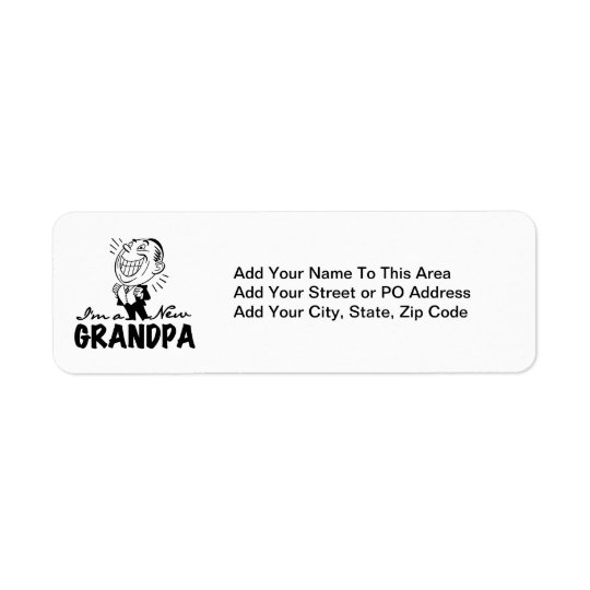 Nouveaux T-shirts et cadeaux de sourire de Étiquettes D’adresse Retour