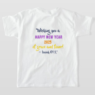 Nouvel An 2025 T-shirt de base pour enfants - Isaï