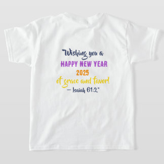 Nouvel An 2025 T-shirt de base pour enfants - Isaï