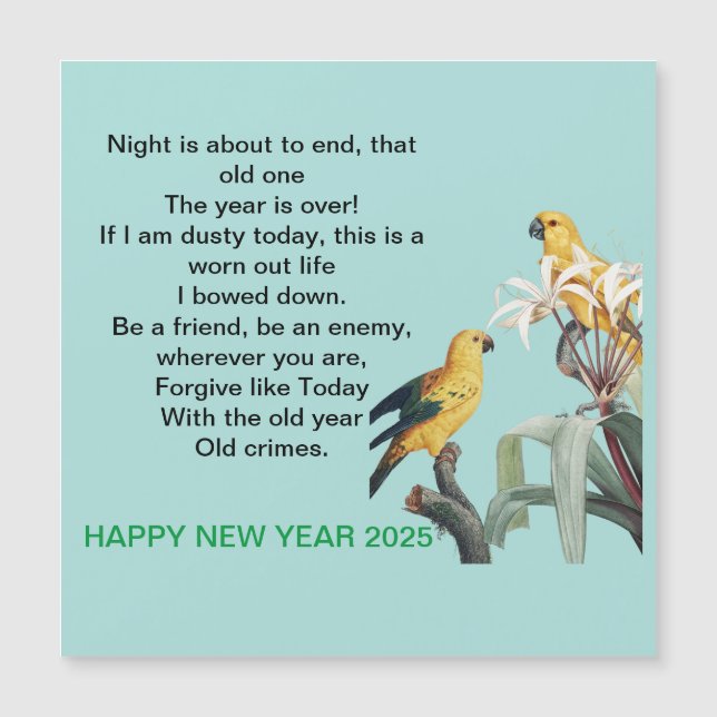 Nouvel an cadeau 2025 (Devant)