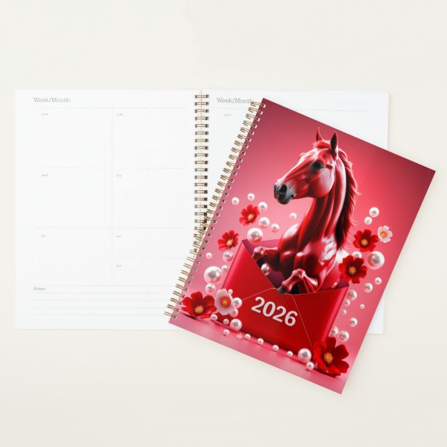 Nouvel an chinois 2026 (Devant avec enveloppe)