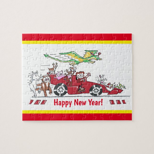 Nouvel An chinois - Année du Tigre Puzzle (Horizontal)
