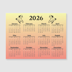 Nouvel An chinois du Cheval 2026 Calendrier