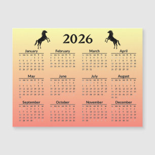 Nouvel An chinois du Cheval 2026 Calendrier