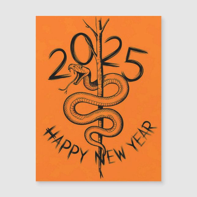 Nouvel An chinois du Serpent de Bois 2025 (Devant)