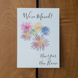 Nouvel An Faire-part mobile Nous avons déménagé Fi