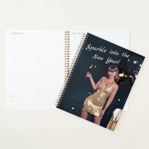 Nouvel An Fille de la Soirée en Robe Séquinée