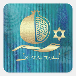 Nouvel An juif   Stickers cadeaux Rosh Hashanah