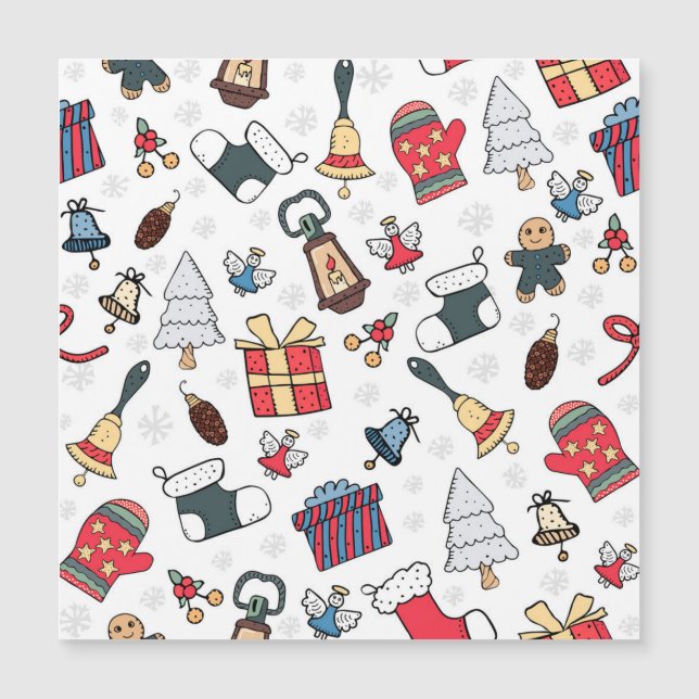 Nouvel An : Motif de Noël. (Devant)
