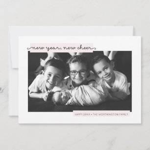 Nouvel an Nouveau Cheer faire-part de naissance fi