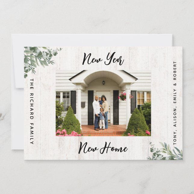 Nouvel an Nouveau foyer Faire-part mobile Photo (Devant)