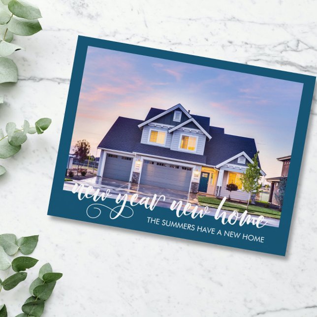 Nouvel An Nouvelle Maison Moving Faire-part Script (Créateur téléchargé)