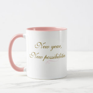 Nouvel an, Nouvelles possibilités Café Mug tendanc