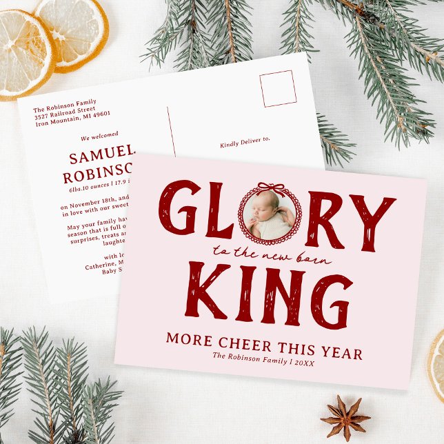 Nouvel anniversaire du roi l Faire-part de naissan (Créateur téléchargé)