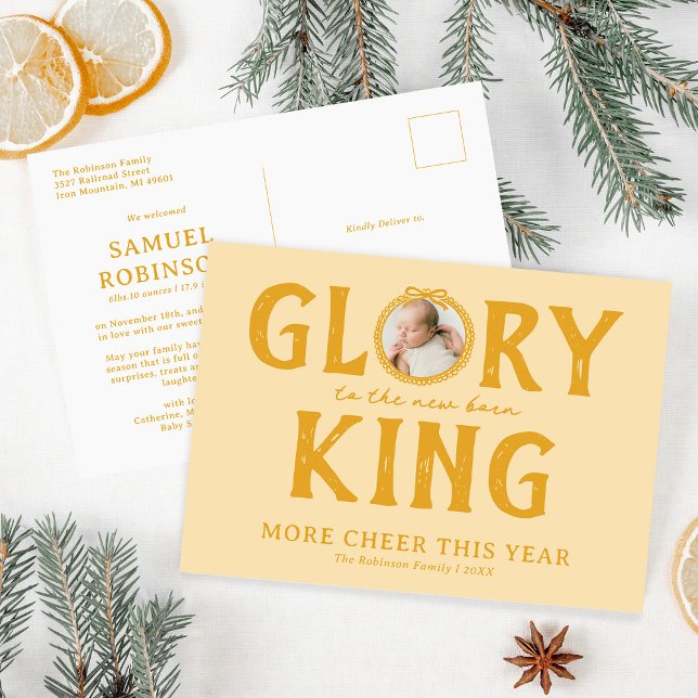 Nouvel anniversaire du roi l Faire-part de naissan (Créateur téléchargé)