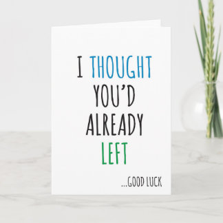 nouvel emploi bonne carte drôle rude félicitations