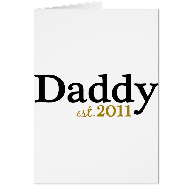 Nouvel est 2011 de papa (Devant)