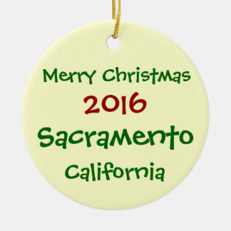 NOUVEL ORNEMENT 2016 DE NOËL DE SACRAMENTO LA