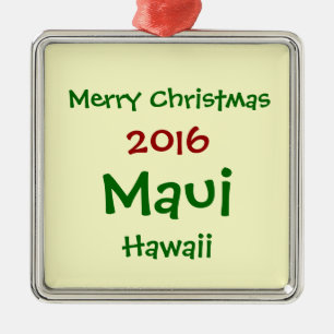 NOUVEL ORNEMENT 2016 DE VACANCES DE NOËL DE MAUI