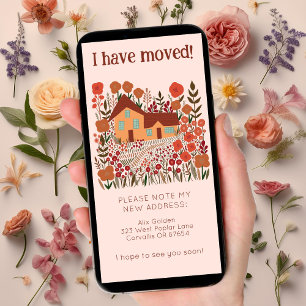 Nouvelle adresse Accueil Cute Farmhouse Carte sans