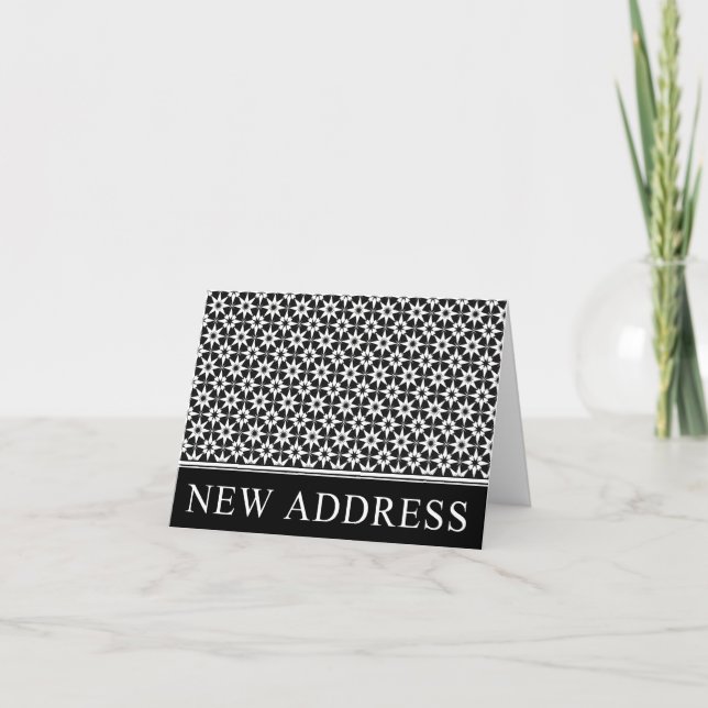 nouvelle adresse faire-part : affaires élégantes (Devant)