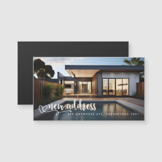 Nouvelle adresse Moving House Home Photo Magnet
