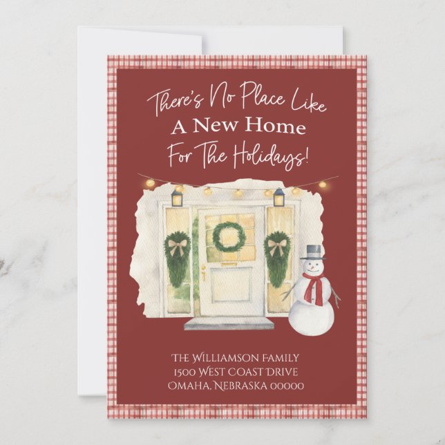 Nouvelle adresse résidentielle Faire-part de jours (Devant)