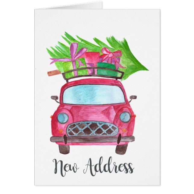 Nouvelle adresse Voiture de Noël classique (Devant)