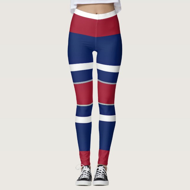 "NOUVELLE-ANGLETERRE" - Leggings de sport (Devant)