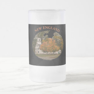 Nouvelle-Angleterre Tasse givré 16 oz en verre dép