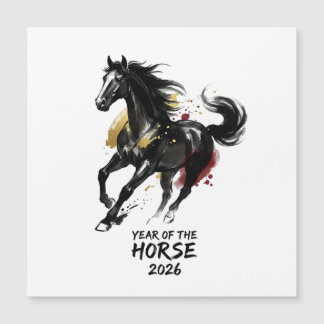 Nouvelle Année Chinoise 2026 Cheval Art