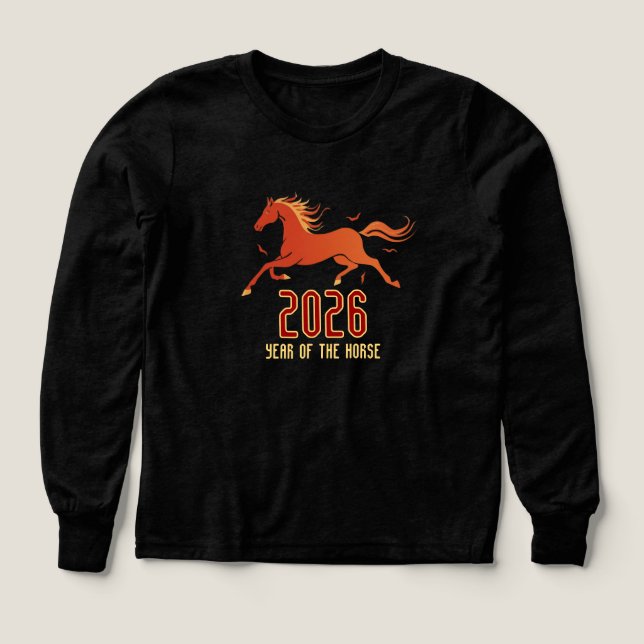 Nouvelle Année du Cheval de Feu Chinois 2026 pour  (Motif recto)